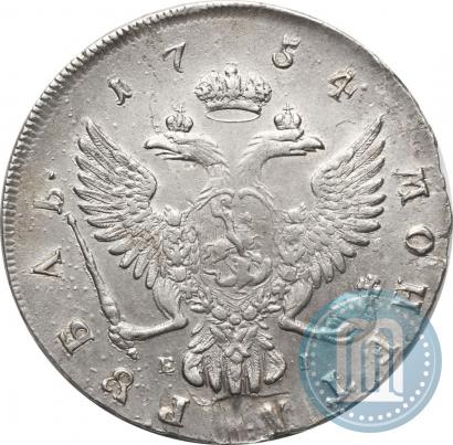 Picture 1 rouble 1754 year ММД-ЕI 