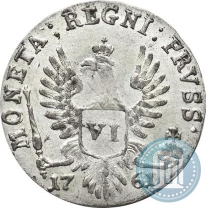 Picture 6 groszy 1761 year  