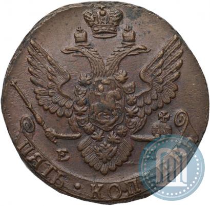 Picture 5 kopecks 1788 year ЕМ 
