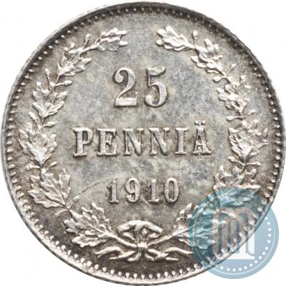 Picture 25 pennia 1910 year L 