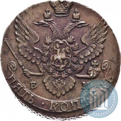 Picture 5 kopecks 1791 year ЕМ 
