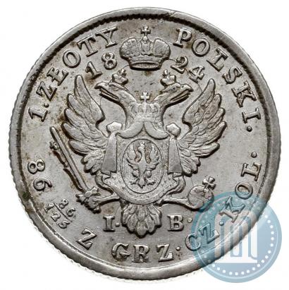 Picture 1 złoty 1824 year IB 