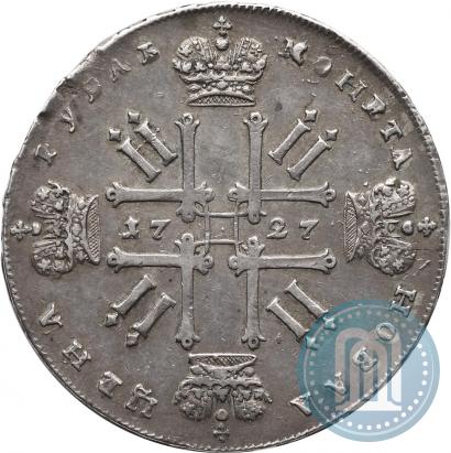 Picture 1 rouble 1727 year  "Moscow type"
