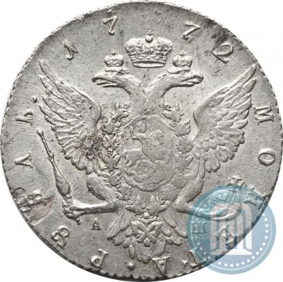 Picture 1 rouble 1772 year СПБ-АШ 