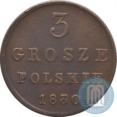 Фото 3 гроша 1830 года FH 