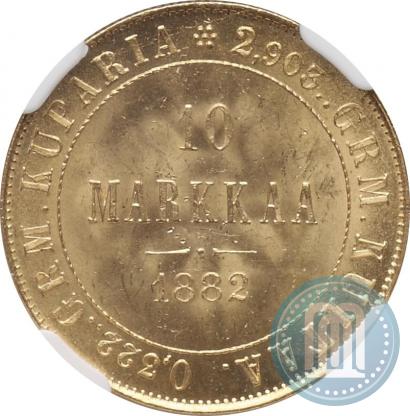 Picture 10 markkaa 1882 year S 