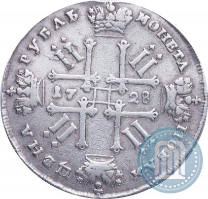 Picture 1 rouble 1728 year  "Type of 1728"