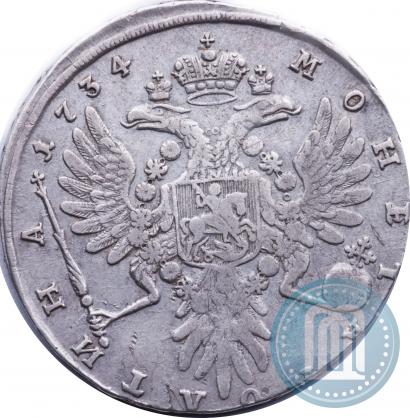 Picture Poltina 1734 year  "Type of 1735"