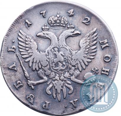 Picture 1 rouble 1742 year СПБ 