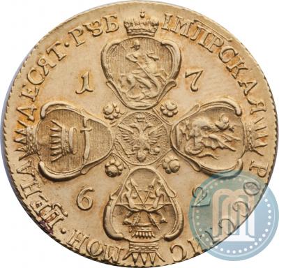 Picture 10 roubles 1762 year СПБ 