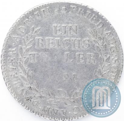 Picture Ein reichsthaler 1798 year  "Dutchy of Jever"
