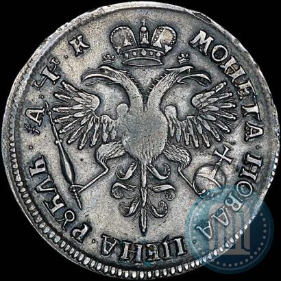 Фото 1 рубль 1720 года  "Портрет в латах"