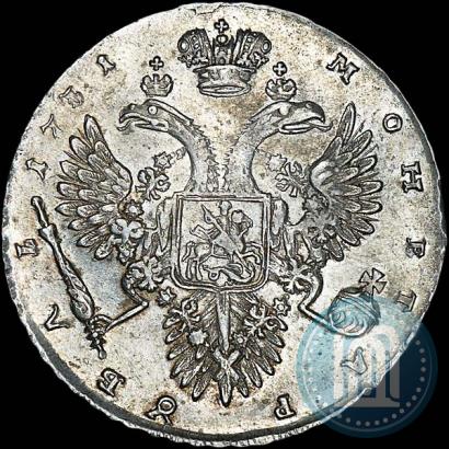 Фото 1 рубль 1731 года  