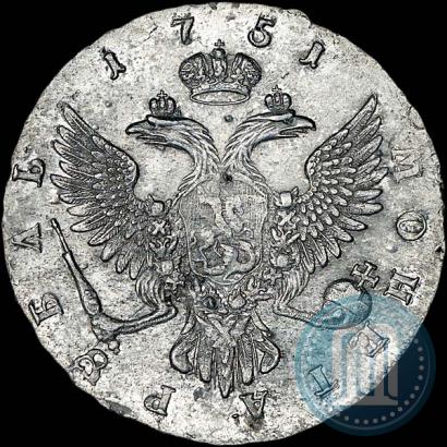 Picture 1 rouble 1751 year ММД 