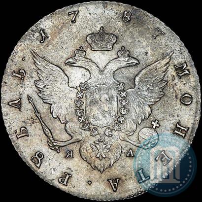 Picture 1 rouble 1787 year СПБ-ЯА 