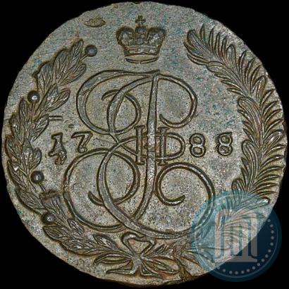 Picture 5 kopecks 1788 year ЕМ 