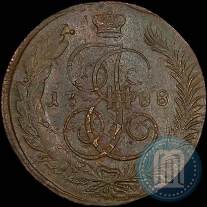 Фото 5 копеек 1788 года ММ 