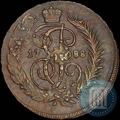 Фото 2 копейки 1788 года ММ 