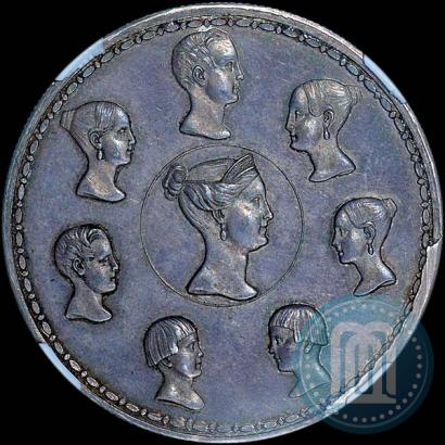 Picture 1,5 roubles - 10 złotych 1836 year П.У. "Family rouble"