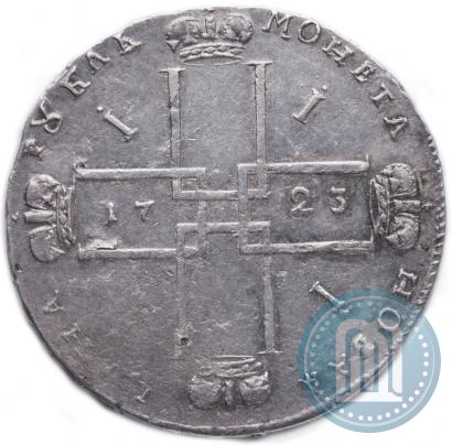Фото 1 рубль 1723 года OK "Портрет в горностаевой мантии"