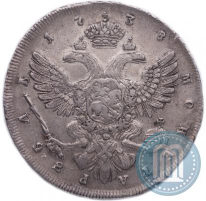 Picture 1 rouble 1738 year СПБ "Petersburg type"