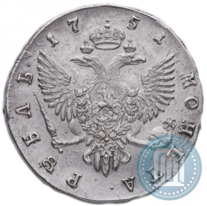 Picture 1 rouble 1751 year СПБ 