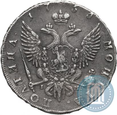 Фото Полтина 1755 года СПБ-IM 