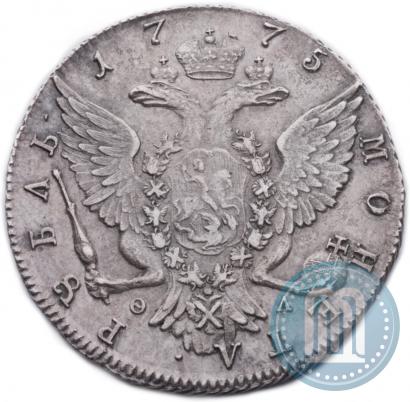 Picture 1 rouble 1775 year СПБ-ФЛ 