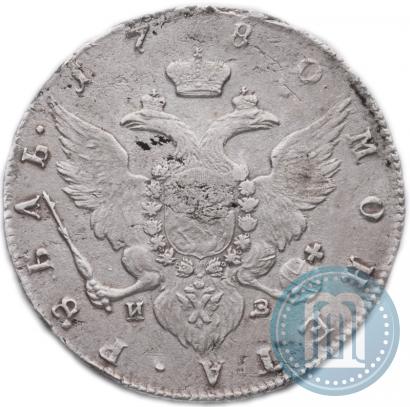 Фото 1 рубль 1780 года СПБ-ИЗ 