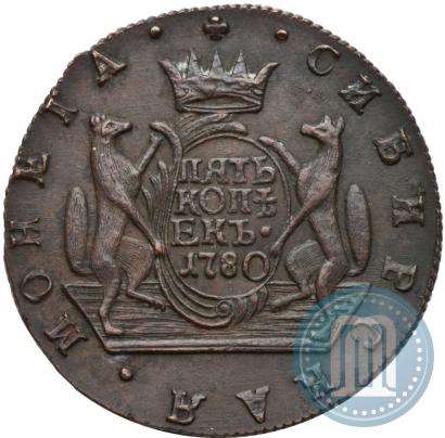 Picture 5 kopecks 1780 year КМ 