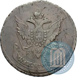 Фото 5 копеек 1793 года ЕМ "Павловский перечекан"
