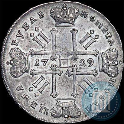 Фото 1 рубль 1729 года  "Тип 1729"