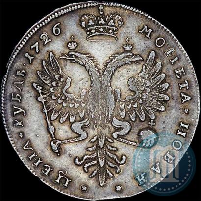 Picture 1 rouble 1726 year  "Moscow type, portrait turned to the right"