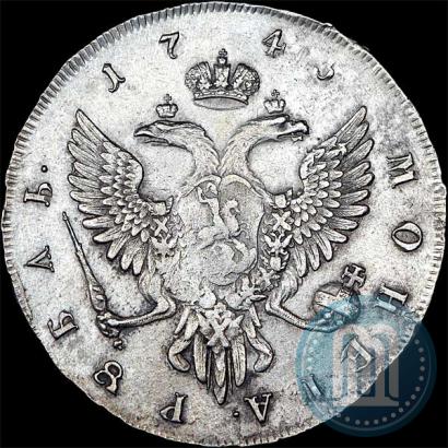 Picture 1 rouble 1743 year ММД 