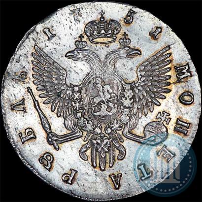 Picture 1 rouble 1751 year СПБ 