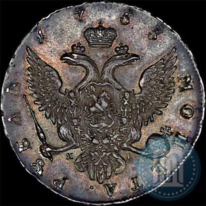 Picture 1 rouble 1755 year СПБ-ЯI 
