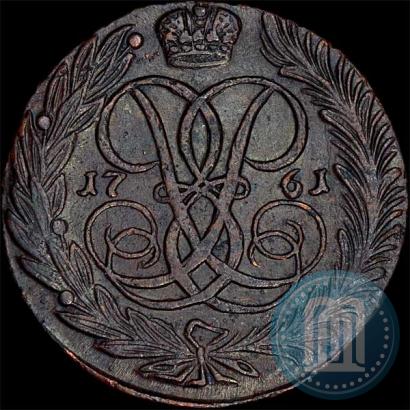 Picture 5 kopecks 1761 year  