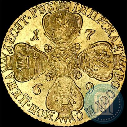 Picture 10 roubles 1769 year СПБ 