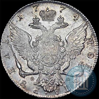 Фото 1 рубль 1774 года СПБ-ФЛ 
