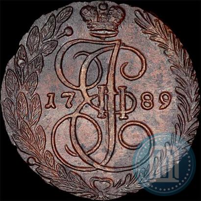 Фото 5 копеек 1789 года ЕМ 