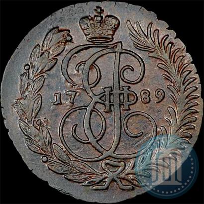 Фото 2 копейки 1789 года АМ 