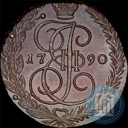 Фото 5 копеек 1790 года ЕМ 