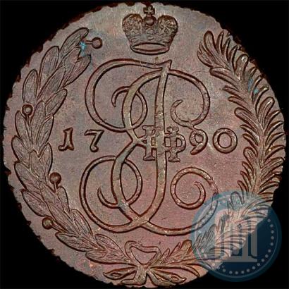 Picture 5 kopecks 1790 year АМ 