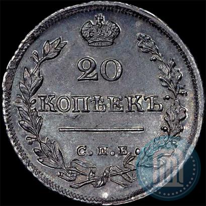 Фото 20 копеек 1824 года СПБ-ПД 