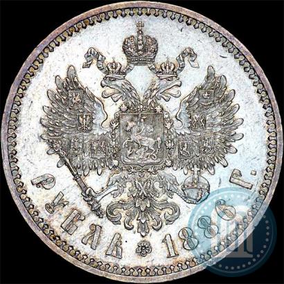 Фото 1 рубль 1886 года (АГ) 