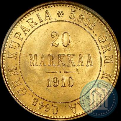Picture 20 markkaa 1910 year L 