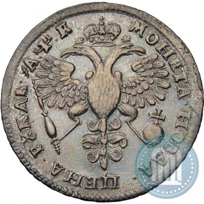 Фото 1 рубль 1720 года OK "Портрет в латах"