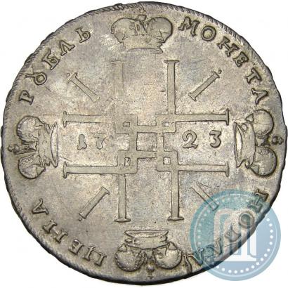Фото 1 рубль 1723 года OK "Портрет в горностаевой мантии"