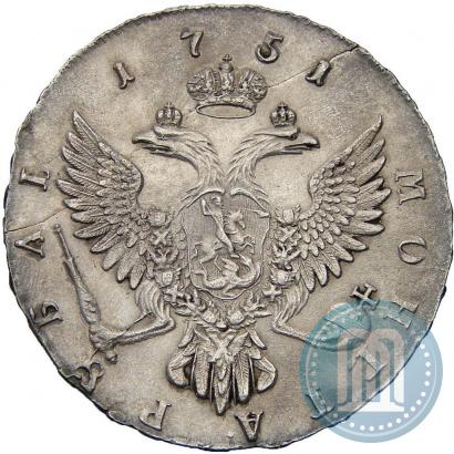 Picture 1 rouble 1751 year ММД 