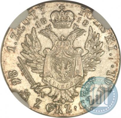 Picture 1 złoty 1818 year IB 